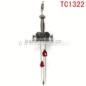 TC1322 Fancy Charm Sword Design Wholesale Hot-selling Pendant&charm thumbnail-1