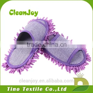 Top Quality Mop Chenille Indoor Cleaning Slippers thumbnail-1