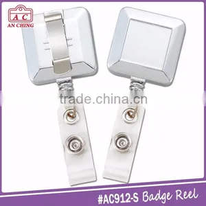 High Quality Carabiner Style Yoyo Badge id Card Holder With Back Clip thumbnail-3