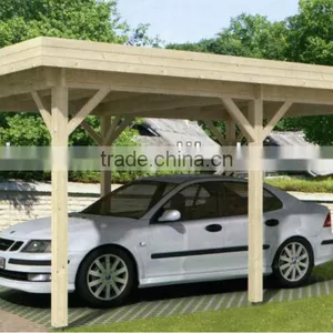 Morden Wooden Garage thumbnail-1