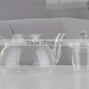 2015 Crystal Borosilciate Glass Teapot thumbnail-2