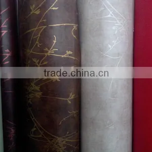Pvc Vinyl Pvc/high Gloss Furniture Foil/wood Grain Decorative Foil thumbnail-1