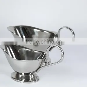 2016 Restaurant Stainless Steel Gravy Boat, Sauce Boat thumbnail-2