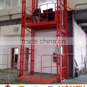 China Supplier Offers Cheap Warehouse Hydraulic Residential Cargo Lift Outdoor Lead Rail Lift thumbnail-6