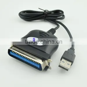 High Speed Usb to Parallel 9pin Printer Cable thumbnail-2