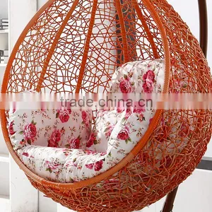 Rattan Resin Wicker Hanging Indoor Swing Chair With Stand Quality Choice thumbnail-4
