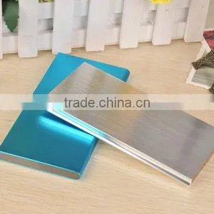 Factory Supply 10000 Mah Aluminium Alloy Mobile Power Bakcup Battery Charger , 10000 Mah Power Bank Charger thumbnail-1