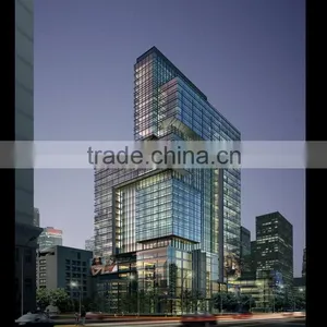 Powder Coating,anodized and PVDF Aluminum Curtain Wall thumbnail-4