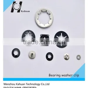 65Mn Black Anodize Bearing Washer Clip thumbnail-1