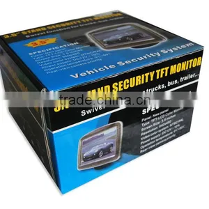 3.5 Inch Car Back Seat Lcd Monitor Rear View Camera System With 4 Way Car Reverse Camera System thumbnail-6
