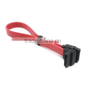 L Shape to Straight Sata 7 to 7 Flat Serial ATA Cable Custom Length thumbnail-3