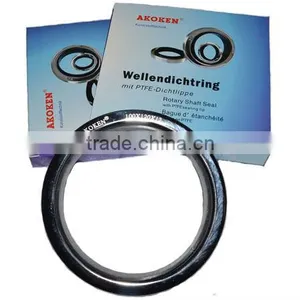 Double Lip Rotary Shaft O Ring Seals Akoken PTFE for Screw Air Compressor Industry Seal thumbnail-1