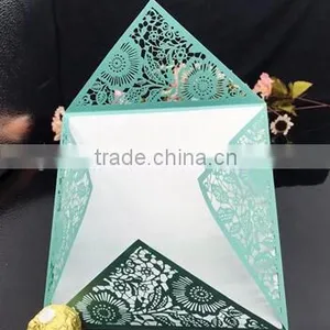New Design Laser Cut Wedding Invitations thumbnail-1