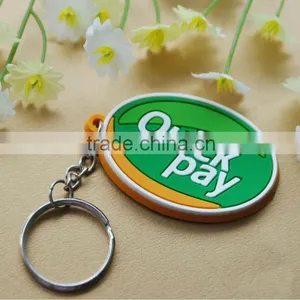 Soft Rugby Rubber Ball Keychain thumbnail-1