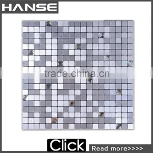 LP132 300X300MM Pearl Glass Mosaic Tile Furnace thumbnail-1