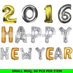 Wholesale 18" /32" /42" Metallic Foil Number Balloon thumbnail-1