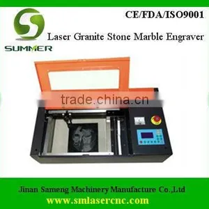 Stone Engraving Machine on Polished Granite Plates thumbnail-1