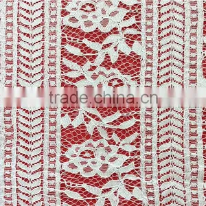Wholesale High Quality Polyester Strand Lace Fabric T8044 thumbnail-3