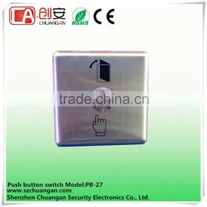 Stainless Steel Door Exit Button for Access Control System Door Open Panic Button Alloy Panel Door Release Switch thumbnail-1