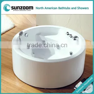 Luxury Round Acrylic Hot Tub,round Massage Bathtub,whirlpool Tubs thumbnail-1