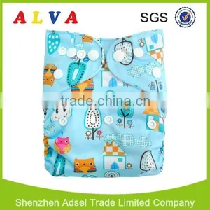 2015 ALVA One Size Washable Baby Cloth Diapers in Bales thumbnail-3