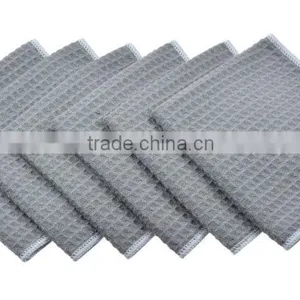 Sinland Microfiber Waffle Weave Kitchen Towels Dish Cloth 16inch X 24inch Grey thumbnail-6