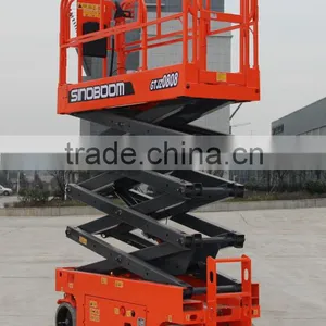 SINOBOOM Hot Sell Hydraulic Self-propelled Scissor Lift Table 450kg Lift Capacity Electric Aerial Working Platform thumbnail-1
