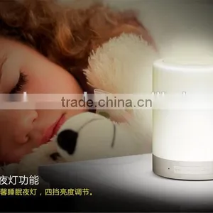 Hot Selling Hands-free Calls Mini LED Light Bluetooth Speaker With FM Radio thumbnail-1