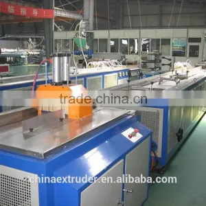 Pvc Wpc Lesco Ecological Wood Plastic Ceiling Floor Production Line thumbnail-4