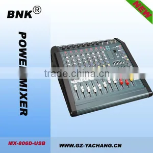 8 Channel Power Mixer Console thumbnail-1