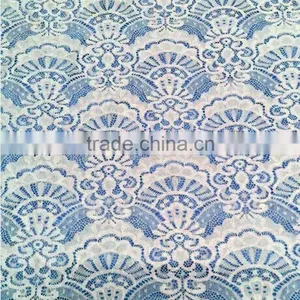 White Color Luxury African Voile Lace Fabric for Garment Accessories TH-8851 thumbnail-2