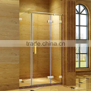 New Frameless Hinge Glass Shower Screen Doors GD9017 thumbnail-1