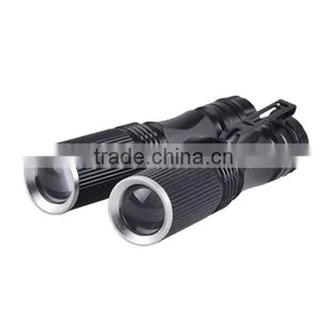 Premium Quality Graded Anti-Sliding Design 240 lm Zoomable Mini LED High Power Flashight thumbnail-2