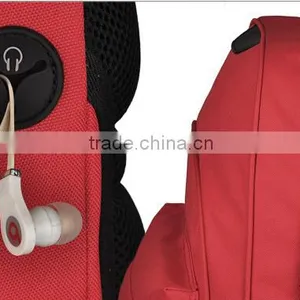 Unisex Casual Waterproof Polyester 14inch Backpack Laptop Bags thumbnail-4