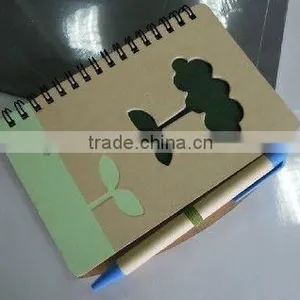 Recycled With a Ballpen Colorful Composition Cheap Notebook thumbnail-1