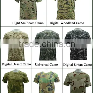 100% Cotton Angola Army T-shirts Camouflage Military T-shirts thumbnail-1