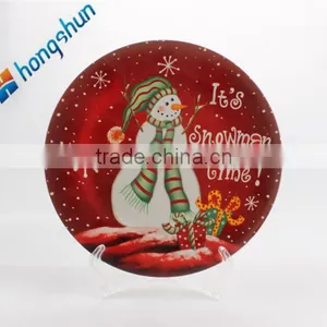 Christmas White Porcelain Dinner Plate Ceramic Dinnerware Plates thumbnail-4
