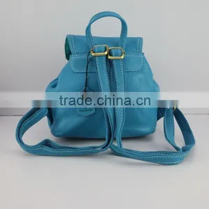 2016 Soft Fabric Backpack Fashion Blue Backpack Girl 's School Bag thumbnail-2