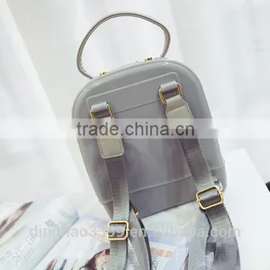 2016 New Arrival Backpack PU Jelly Backpack Fashion Girl School Backpack thumbnail-4