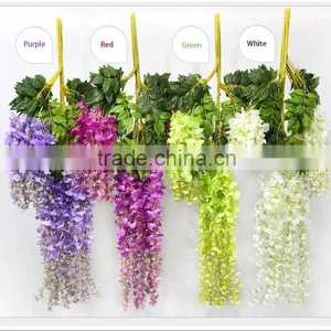 Wedding Decoration Artificial Fabric Orchid Flowers Wisteria thumbnail-2