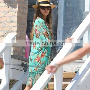 Plus Size Beach Swimsuit Cover up thumbnail-2
