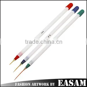 3pcs Set Professional Nail Art Liner Brush thumbnail-1