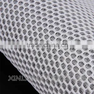 Polyester Knitted Black Yarn Sandwich Mesh Fabric for Sportwear thumbnail-2