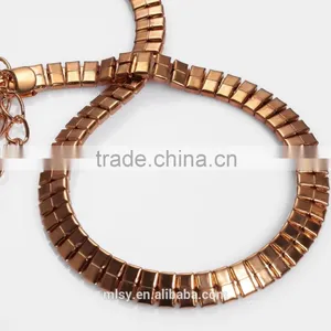 New Gold Design Decorative Brass Neck Chain Brightness F1-80009 thumbnail-3