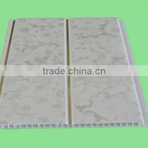 Marble Pvc Ceiling Panel With Groove in Middle thumbnail-1