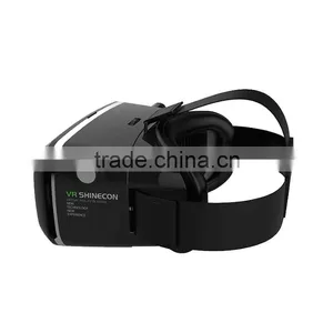 Shinecon VR Virtual Reality 3D Glasses Helmet Google Cardboard Oculus Rift DK2 for IPhone Samsung 4.7 ~ 6 Inch Smartphone thumbnail-4