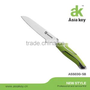 Brand New Stainless Steel Kitchen Knife Set With Acrylic Block thumbnail-3