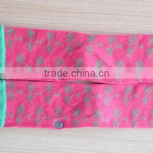 2014 Korean Fashion Hot Teen Girls Pink Leaves Knitting Tube Sock Hosiery thumbnail-3
