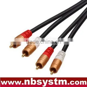 Assembly Type Audio Cable 2xRCA Plug thumbnail-1