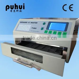Puhui T-962 Infrared Reflow Oven, Bga Reflow Soldering Oven,smt Reflow Oven, Infrared IC Heater,pcb Soldering Machine T962 thumbnail-1